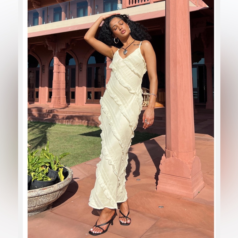 Lars Maxi Dress Yellow - US 4 / Yellow